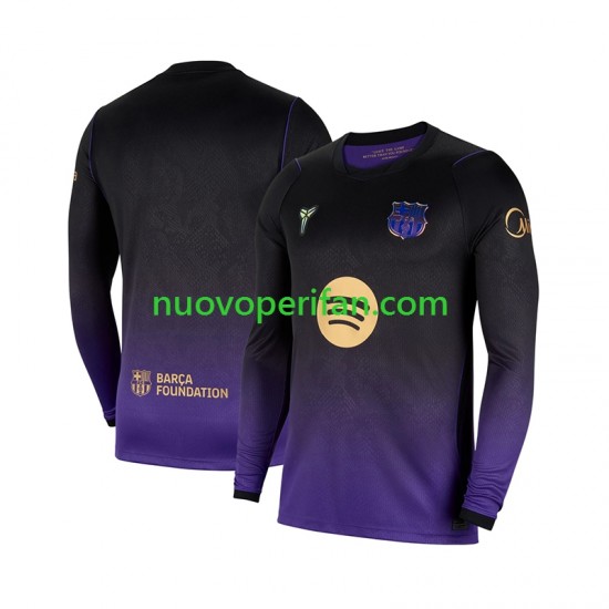 Maglie da Calcio FC Barcelona Uomo Trasferta Tenuta 2026-2027 Maniche Lunghe