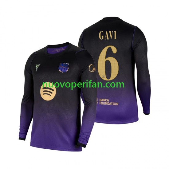 Maglie da Calcio FC Barcelona Gavi 6 Uomo Trasferta Tenuta 2026-2027 Maniche Lunghe