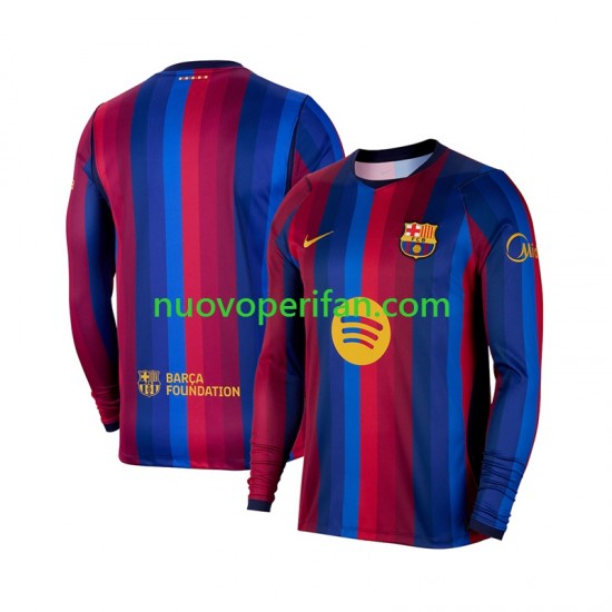 Maglie da Calcio FC Barcelona Uomo Prima Tenuta 2026-2027 Maniche Lunghe