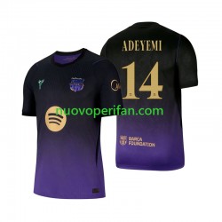 Maglie da Calcio FC Barcelona Karim Adeyemi 14 Uomo Trasferta Tenuta 2026-2027 Maniche Corte
