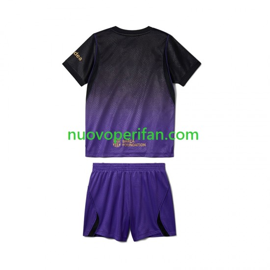 Maglie da Calcio FC Barcelona Bambino Trasferta Tenuta 2026-2027 Maniche Corte