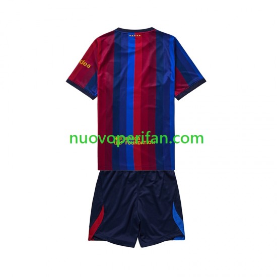 Maglie da Calcio FC Barcelona Bambino Prima Tenuta 2026-2027 Maniche Corte