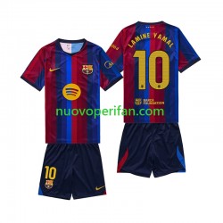 Maglie da Calcio FC Barcelona Lamine Yamal 10 Bambino Prima Tenuta 2026-2027 Maniche Corte