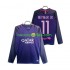 Maglie da Calcio FC Barcelona Neymar JR 11 2016 2017 Retro Uomo Trasferta Tenuta Maniche Lunghe