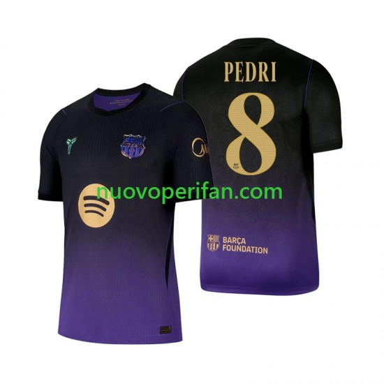 Maglie da Calcio FC Barcelona Pedri 8 Uomo Trasferta Tenuta 2026-2027 Maniche Corte