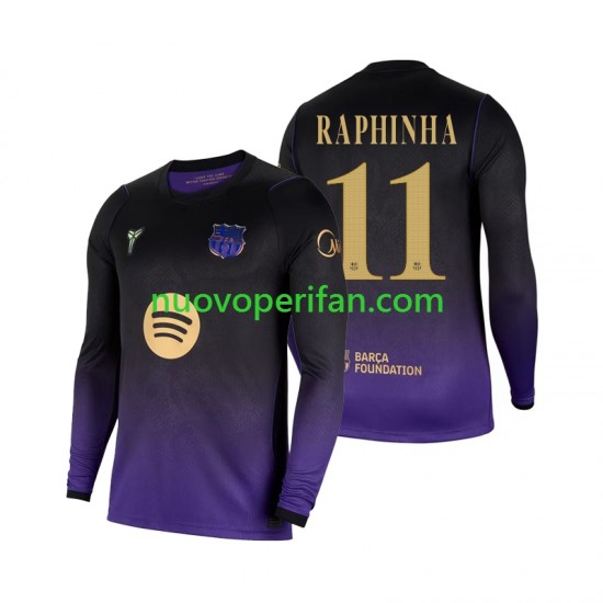 Maglie da Calcio FC Barcelona Raphinha 11 Uomo Trasferta Tenuta 2026-2027 Maniche Lunghe