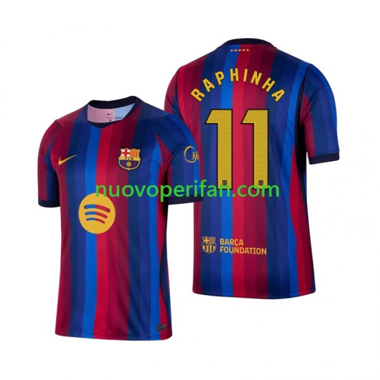 Maglie da Calcio FC Barcelona Raphinha 11 Uomo Prima Tenuta 2026-2027 Maniche Corte