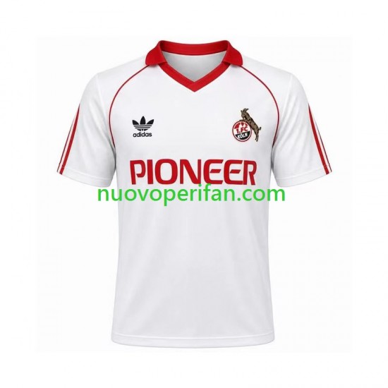 Maglie da Calcio FC Köln 1980 1981 Retro Uomo Prima Tenuta Maniche Corte
