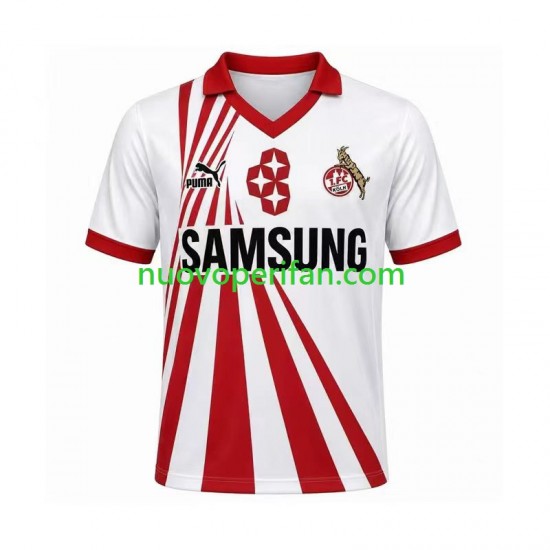 Maglie da Calcio FC Köln 1990 1991 Retro Uomo Prima Tenuta Maniche Corte