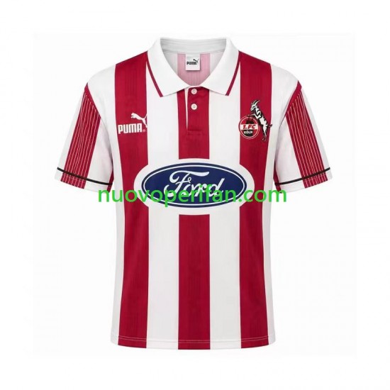 Maglie da Calcio FC Köln 1995 1996 Retro Uomo Prima Tenuta Maniche Corte