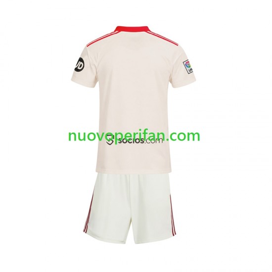 Maglie da Calcio Sevilla FC Retro Bambino Prima Tenuta 2025-2026 Maniche Corte