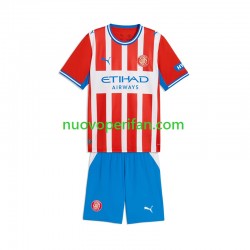 Maglie da Calcio Girona Bambino Prima Tenuta 2026-2027 Maniche Corte