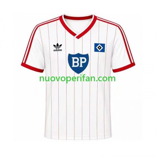 Maglie da Calcio Hamburger SV 1984 Retro Uomo Prima Tenuta Maniche Corte