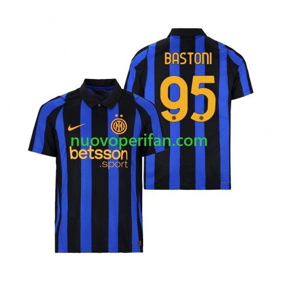 Maglie da Calcio Inter Milan Alessandro Bastoni 95 Uomo Prima Tenuta 2026-2027 Maniche Corte