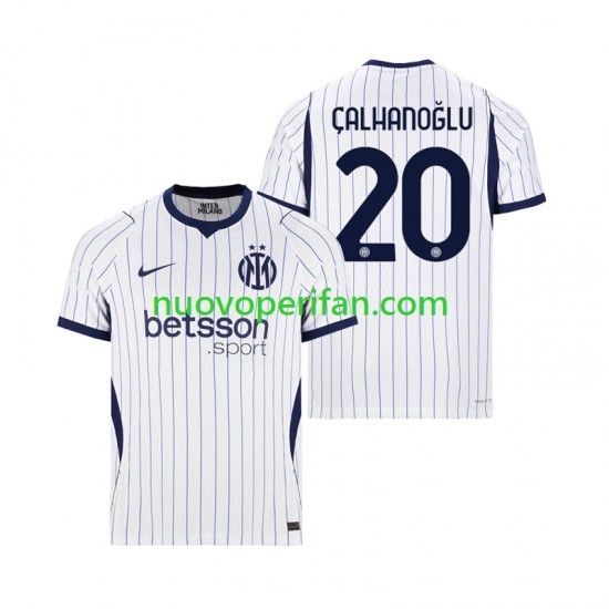 Maglie da Calcio Inter Milan Hakan Calhanoglu 20 Uomo Trasferta Tenuta 2026-2027 Maniche Corte