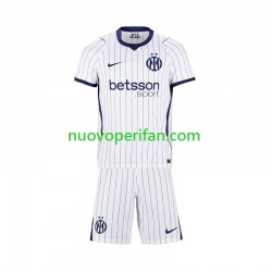 Maglie da Calcio Inter Milan Bambino Trasferta Tenuta 2026-2027 Maniche Corte