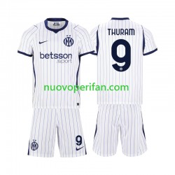 Maglie da Calcio Inter Milan Marcus Thuram 9 Bambino Trasferta Tenuta 2026-2027 Maniche Corte