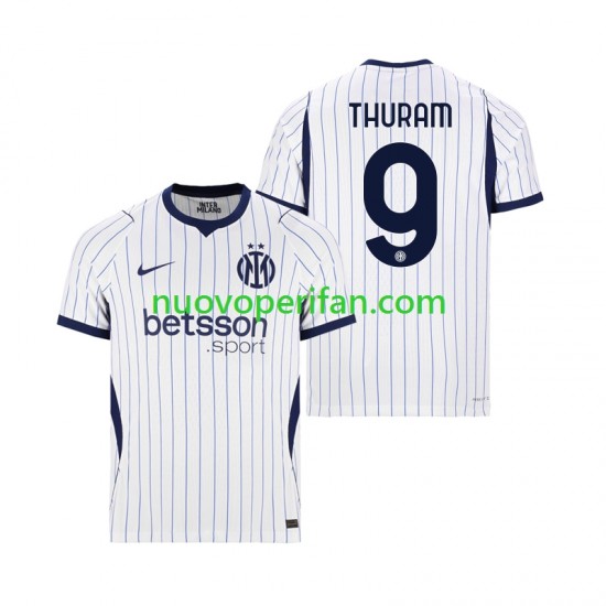 Maglie da Calcio Inter Milan Marcus Thuram 9 Uomo Trasferta Tenuta 2026-2027 Maniche Corte