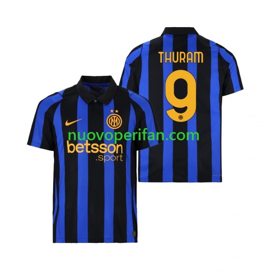 Maglie da Calcio Inter Milan Marcus Thuram 9 Uomo Prima Tenuta 2026-2027 Maniche Corte