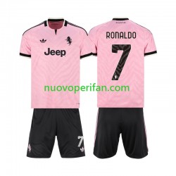 Maglie da Calcio Juventus Cristiano Ronaldo 7 Bambino Trasferta Tenuta 2026-2027 Maniche Corte