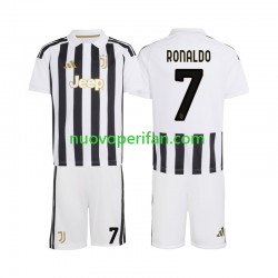 Maglie da Calcio Juventus Cristiano Ronaldo 7 Bambino Prima Tenuta 2026-2027 Maniche Corte