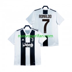 Maglie da Calcio Juventus Cristiano Ronaldo 2018 2019 Retro Uomo Prima Tenuta Maniche Corte