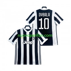 Maglie da Calcio Juventus DYBALA 21 2017 2018 Retro Uomo Prima Tenuta Maniche Corte