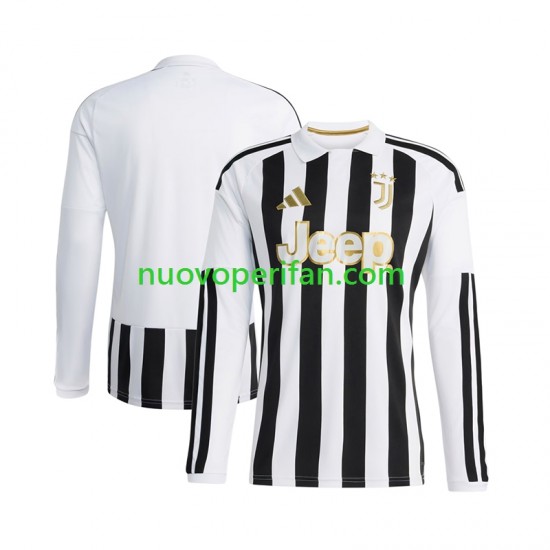 Maglie da Calcio Juventus Uomo Prima Tenuta 2026-2027 Maniche Lunghe