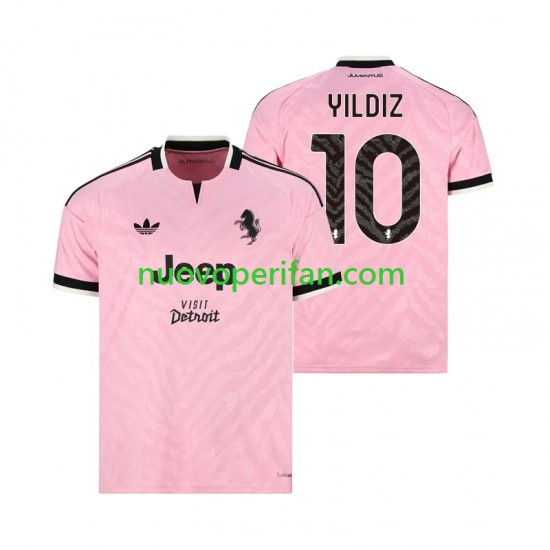 Maglie da Calcio Juventus Kenan Yildiz 10 Uomo Trasferta Tenuta 2026-2027 Maniche Corte