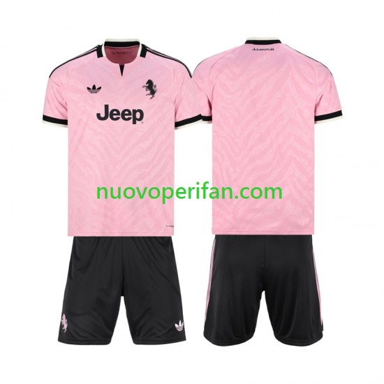 Maglie da Calcio Juventus Bambino Trasferta Tenuta 2026-2027 Maniche Corte
