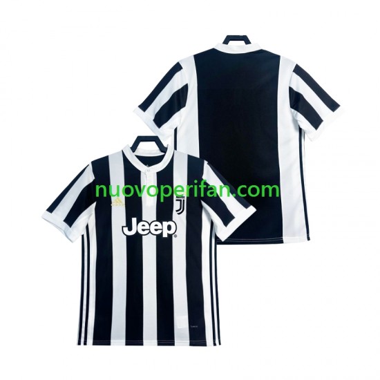 Maglie da Calcio Juventus 2017 2018 Retro Uomo Prima Tenuta Maniche Corte