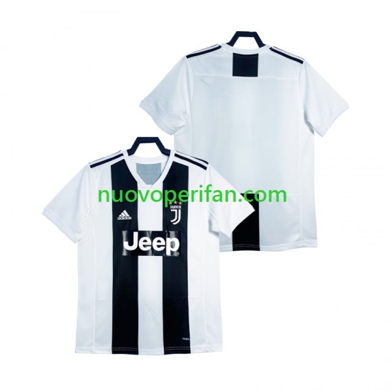 Maglie da Calcio Juventus 2018 2019 Retro Uomo Prima Tenuta Maniche Corte