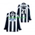 Maglie da Calcio Juventus ZIDANE 21 1997 Retro Uomo Prima Tenuta 1998 Maniche Lunghe