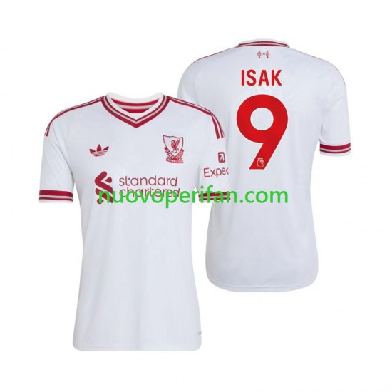 Maglie da Calcio Liverpool Alexander Isak 9 Uomo Trasferta Tenuta 2026-2027 Maniche Corte