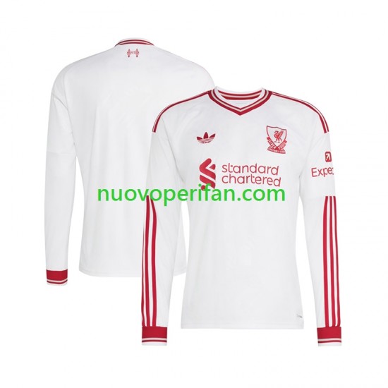 Maglie da Calcio Liverpool Uomo Trasferta Tenuta 2026-2027 Maniche Lunghe