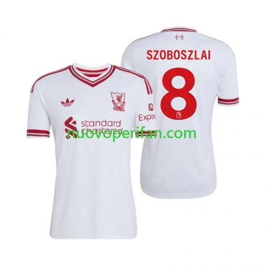 Maglie da Calcio Liverpool Dominik Szoboszlai 8 Uomo Trasferta Tenuta 2026-2027 Maniche Corte