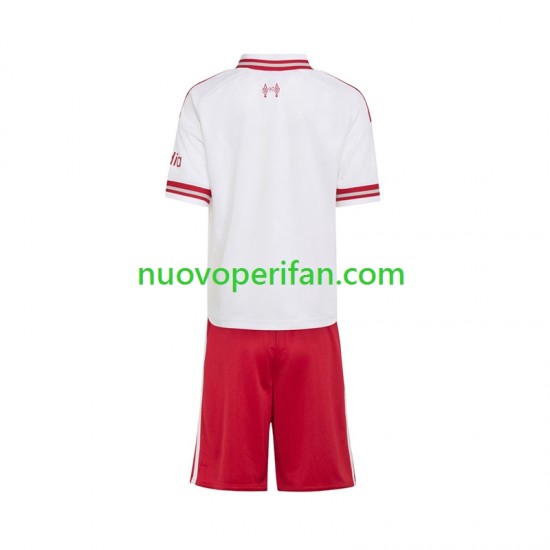 Maglie da Calcio Liverpool Bambino Trasferta Tenuta 2026-2027 Maniche Corte
