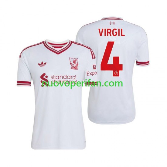 Maglie da Calcio Liverpool Virgil van Dijk 4 Uomo Trasferta Tenuta 2026-2027 Maniche Corte
