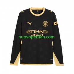 Maglie da Calcio Manchester City Uomo Trasferta Tenuta 2026-2027 Maniche Lunghe