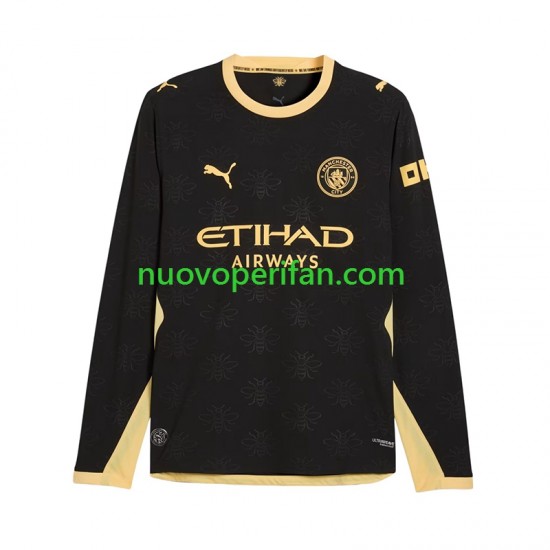 Maglie da Calcio Manchester City Uomo Trasferta Tenuta 2026-2027 Maniche Lunghe