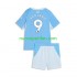 Maglie da Calcio Manchester City Erling Haaland 9 Bambino Prima Tenuta 2026-2027 Maniche Corte