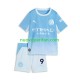 Maglie da Calcio Manchester City Erling Haaland 9 Bambino Prima Tenuta 2026-2027 Maniche Corte