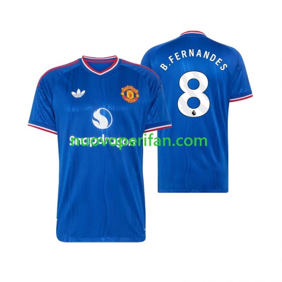 Maglie da Calcio Manchester United Bruno Fernandes 8 Uomo Trasferta Tenuta 2026-2027 Maniche Corte