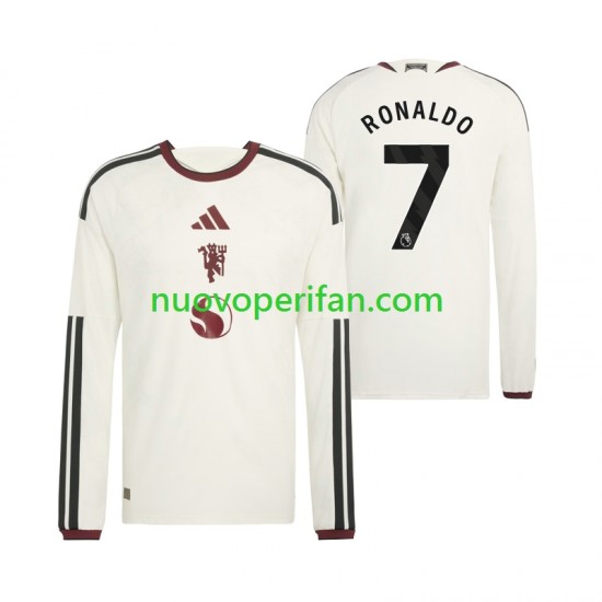 Maglie da Calcio Manchester United Cristiano Ronaldo 7 Uomo Alternativa Tenuta 2026-2027 Maniche Lunghe