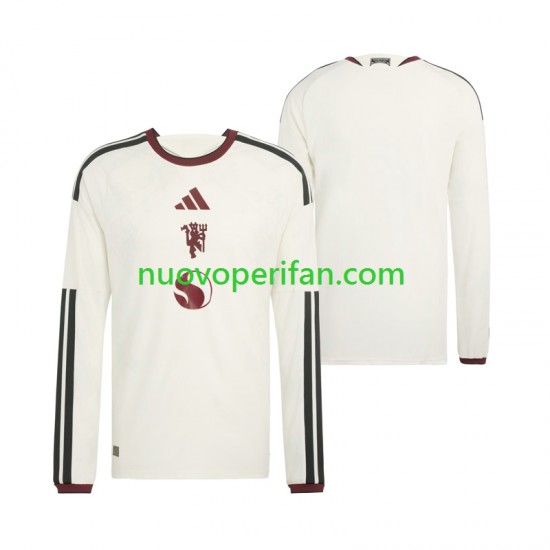Maglie da Calcio Manchester United Uomo Alternativa Tenuta 2026-2027 Maniche Lunghe