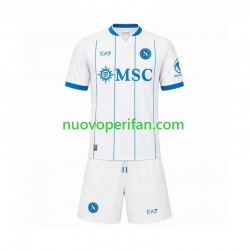 Maglie da Calcio Napoli Bambino Trasferta Tenuta 2026-2027 Maniche Corte