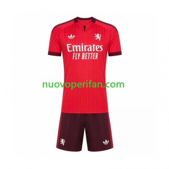 Maglie da Calcio Olympique Lyonnais Bambino Prima Tenuta 2026-2027 Maniche Corte