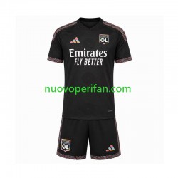 Maglie da Calcio Olympique Lyonnais Bambino Alternativa Tenuta 2026-2027 Maniche Corte