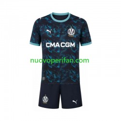 Maglie da Calcio Olympique de Marseille Bambino Trasferta Tenuta 2026-2027 Maniche Corte