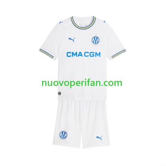 Maglie da Calcio Olympique de Marseille Bambino Prima Tenuta 2026-2027 Maniche Corte